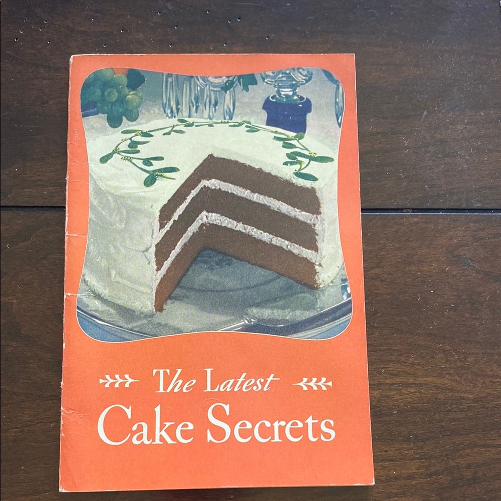 VINTAGE 1934 ‘The Latest Cake Secrets’ General Foods Swans Down Cookbook!